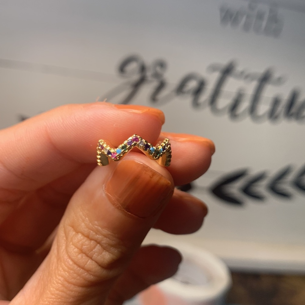 Beautiful colored earcuff